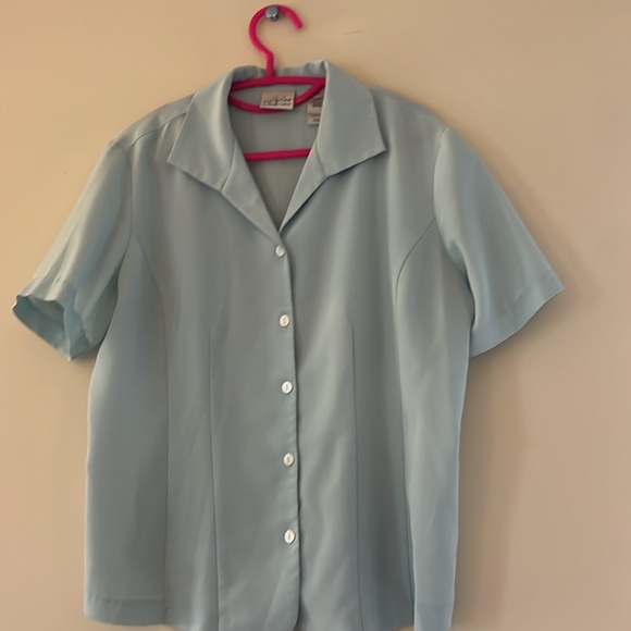 Woman’s large Blue Blouse - Picture 3 of 3